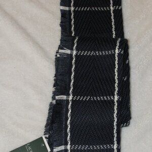 Lauren Ralph Lauren Scarf Navy 76"x10"